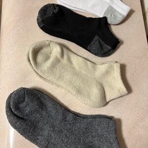 NWT Born  & Reebok Multi-Color Ankle Socks Set